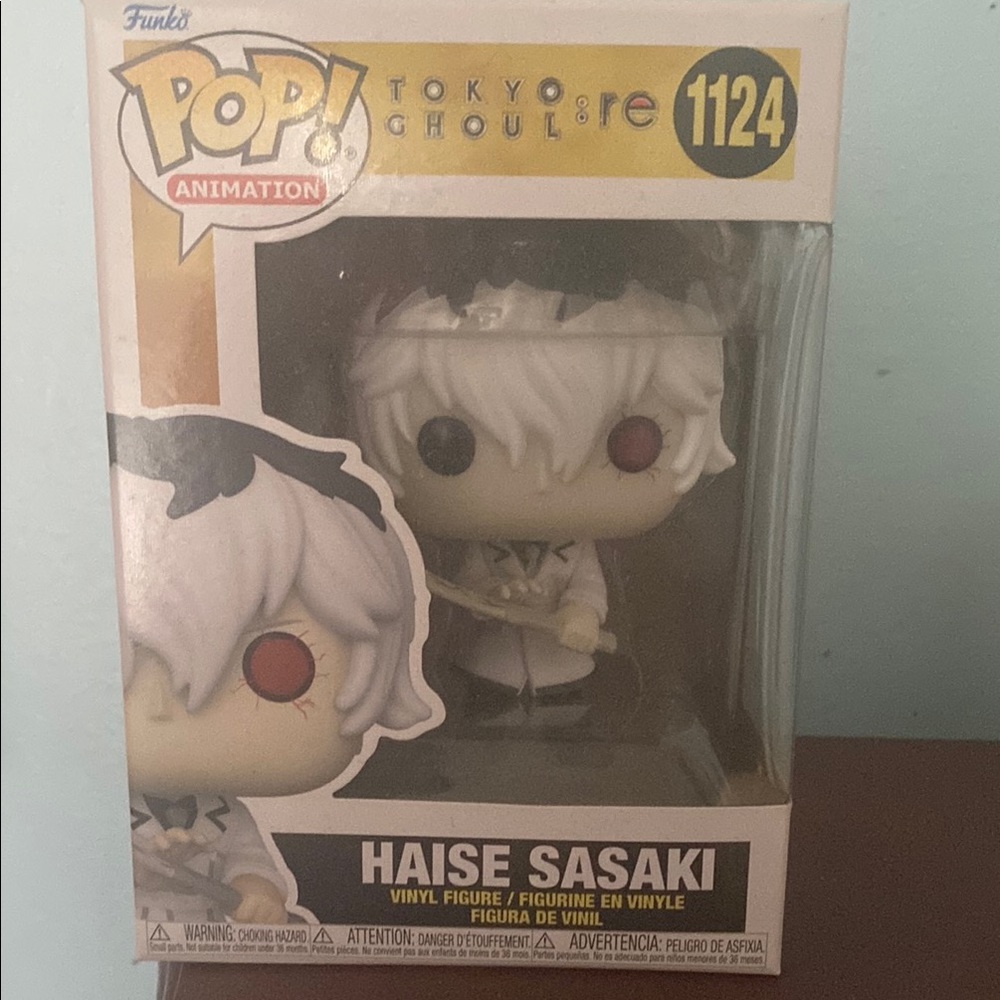 Funko Tokyo Ghoul Haise Sasaki Vinyl Figure - White and Black
